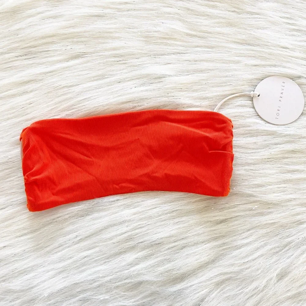 NEW Tori Praver Sheer Mesh Back Royale Bikini Top - Picture 4 of 9